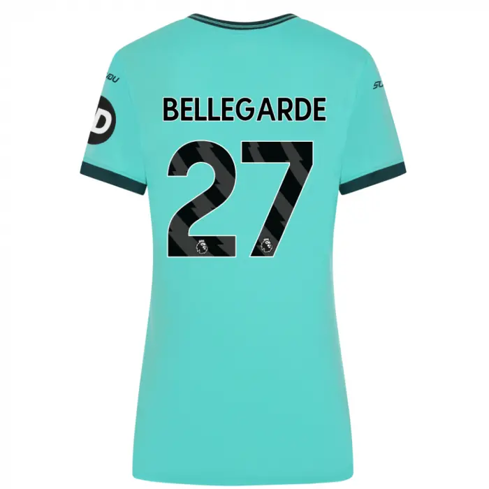 Wolverhampton Wanderers Shop | 2025-26 Wolves Away Shirt – Womens BELLEGARDE 27 Wolverhampton Wanderers Merchandise
